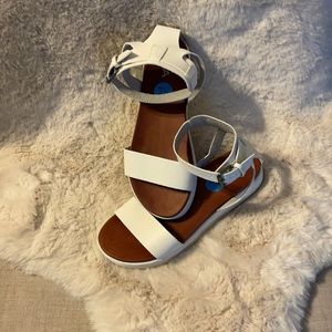 White MIA sandals